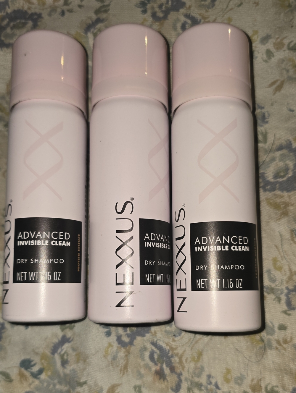 Nexx Mini Dry Shampoo Spray Trio - Light Pink
